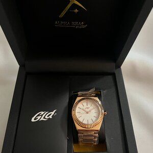 GLD 36MM Fluted Bezel Alpha Era in Rose Gold
